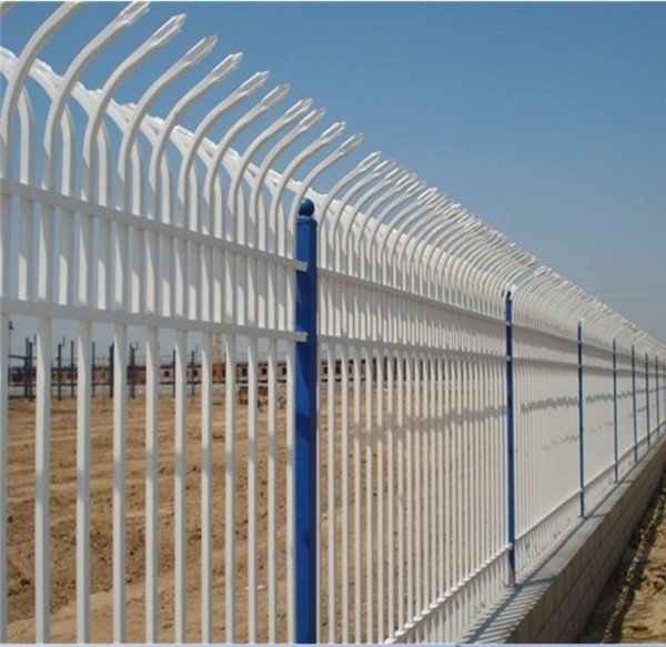 防爬三横杆铁艺组装式护栏
